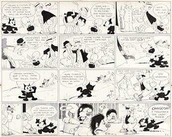 [OTTO MESSMER (1892-1983)] (PAT SULLIVAN). I give up... * Youre a clown in the circus... [COMICS / FELIX THE CAT]